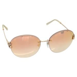 BVLGARI Sunglasses metal Brown Auth BA3102
